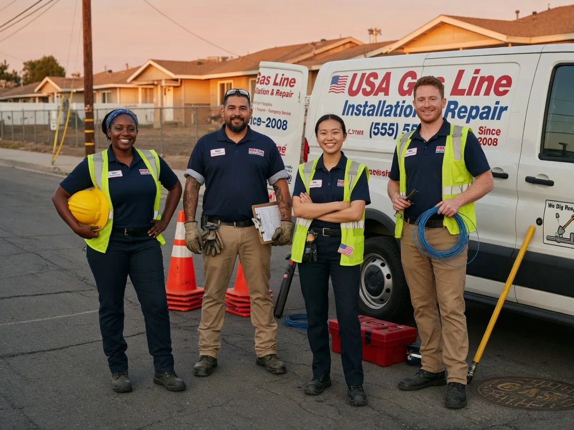 Gas Line Installation company in Saratoga, IN
